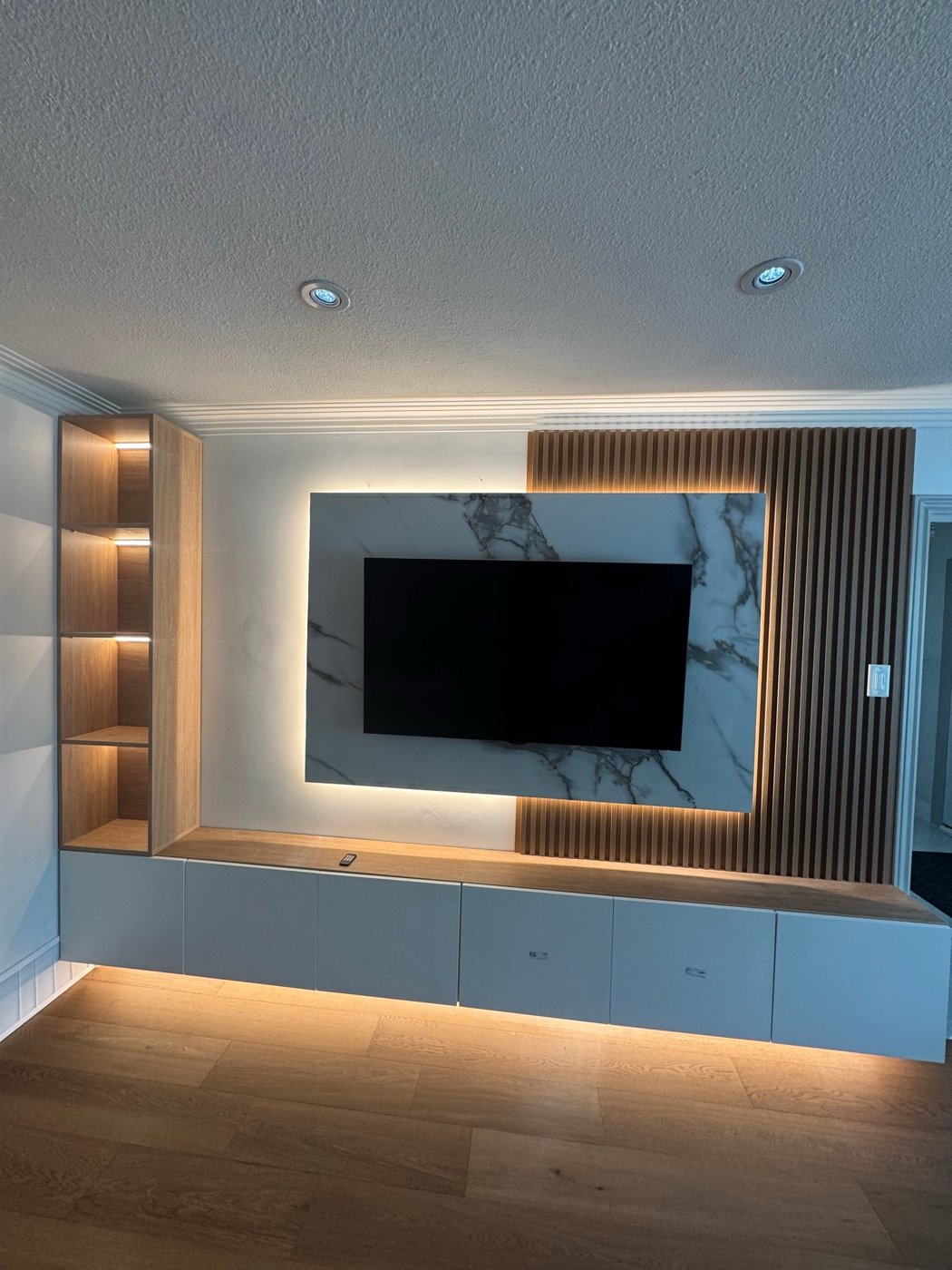Custom media wall