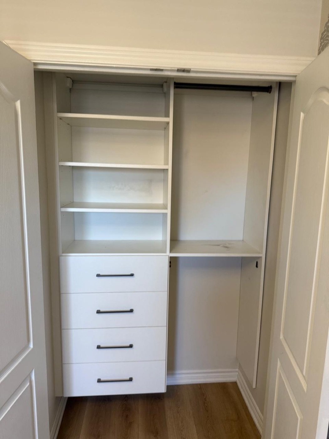 Closet with lighting